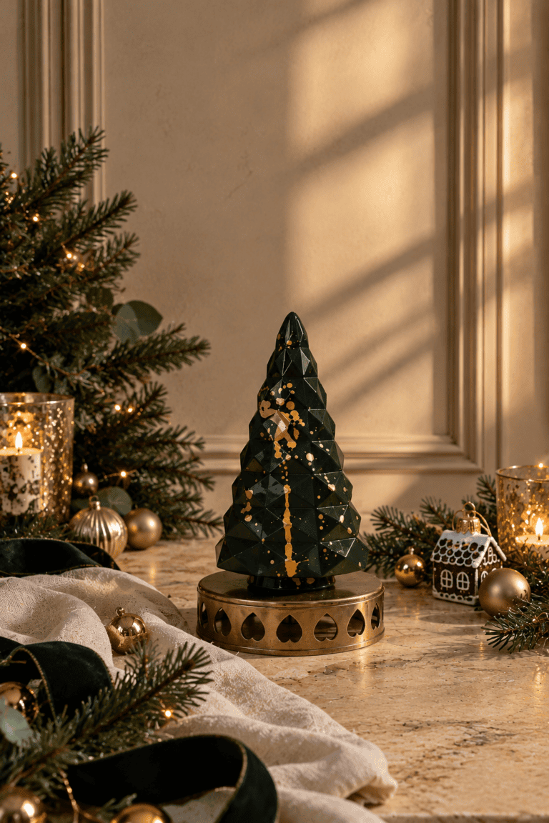 Moody Geometric Christmas Tabletop